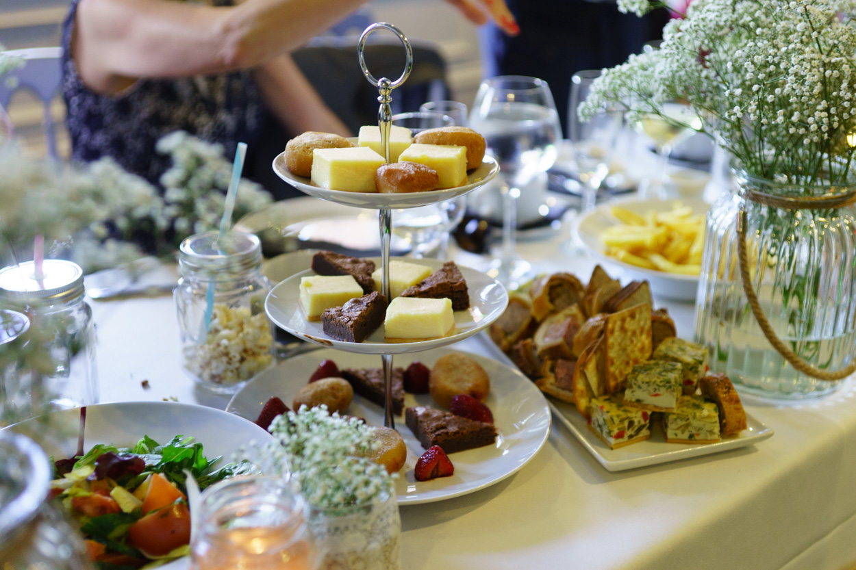 The afternoon tea style wedding breakfast