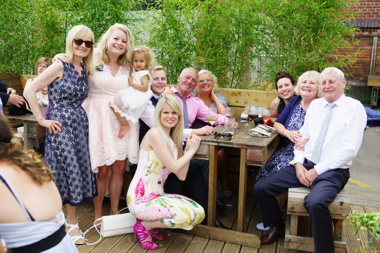 Natural family casual group photos