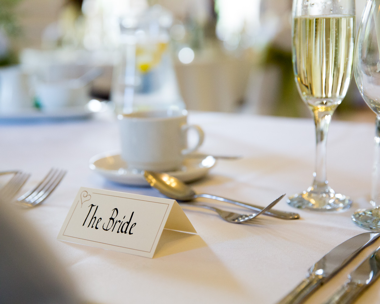 Wedding breakfast decor