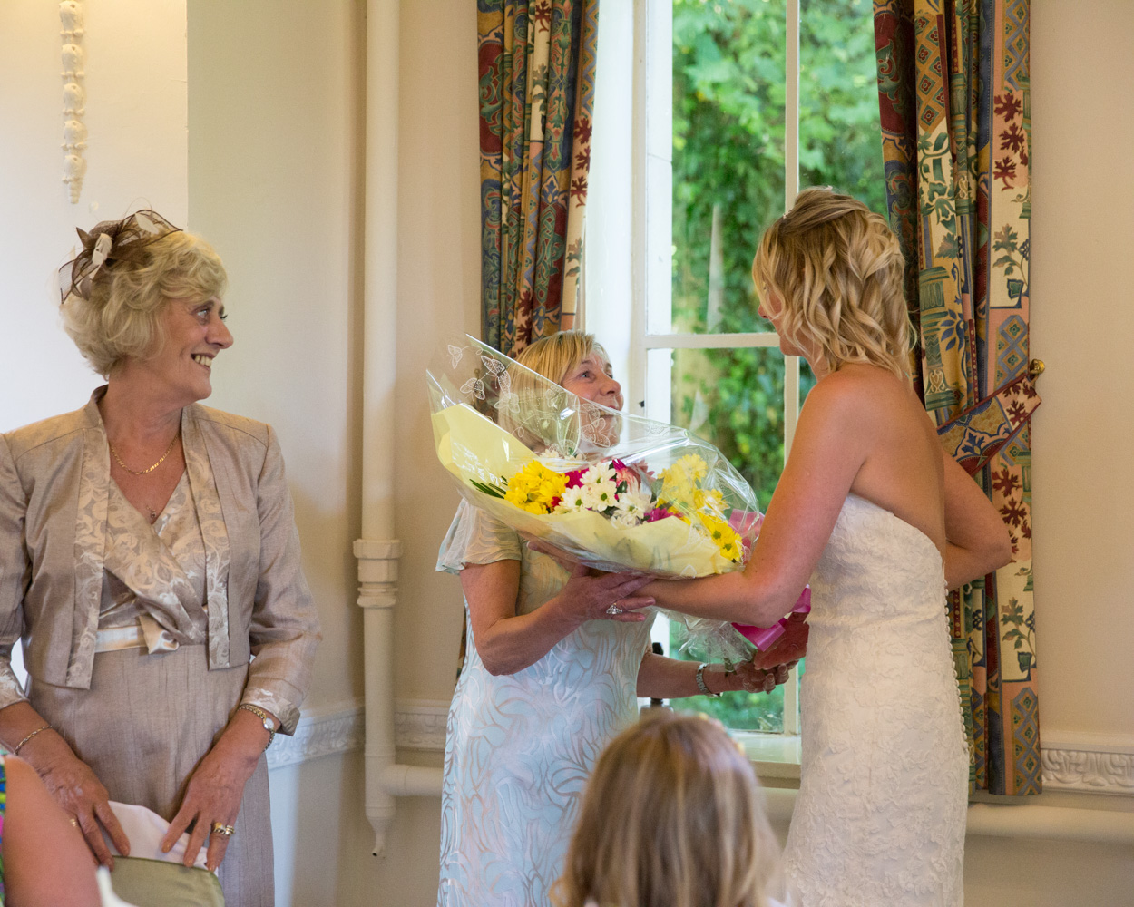 Flowers presented to the mothers
