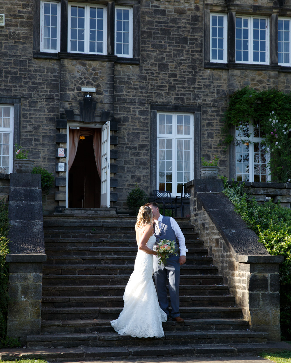Sunset couple portraiture at Hoyle Court in Baldon, West Yorkshire