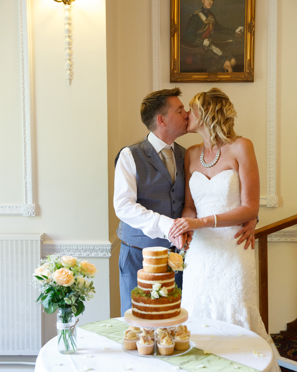 Cutting the cake at Hoyle Court