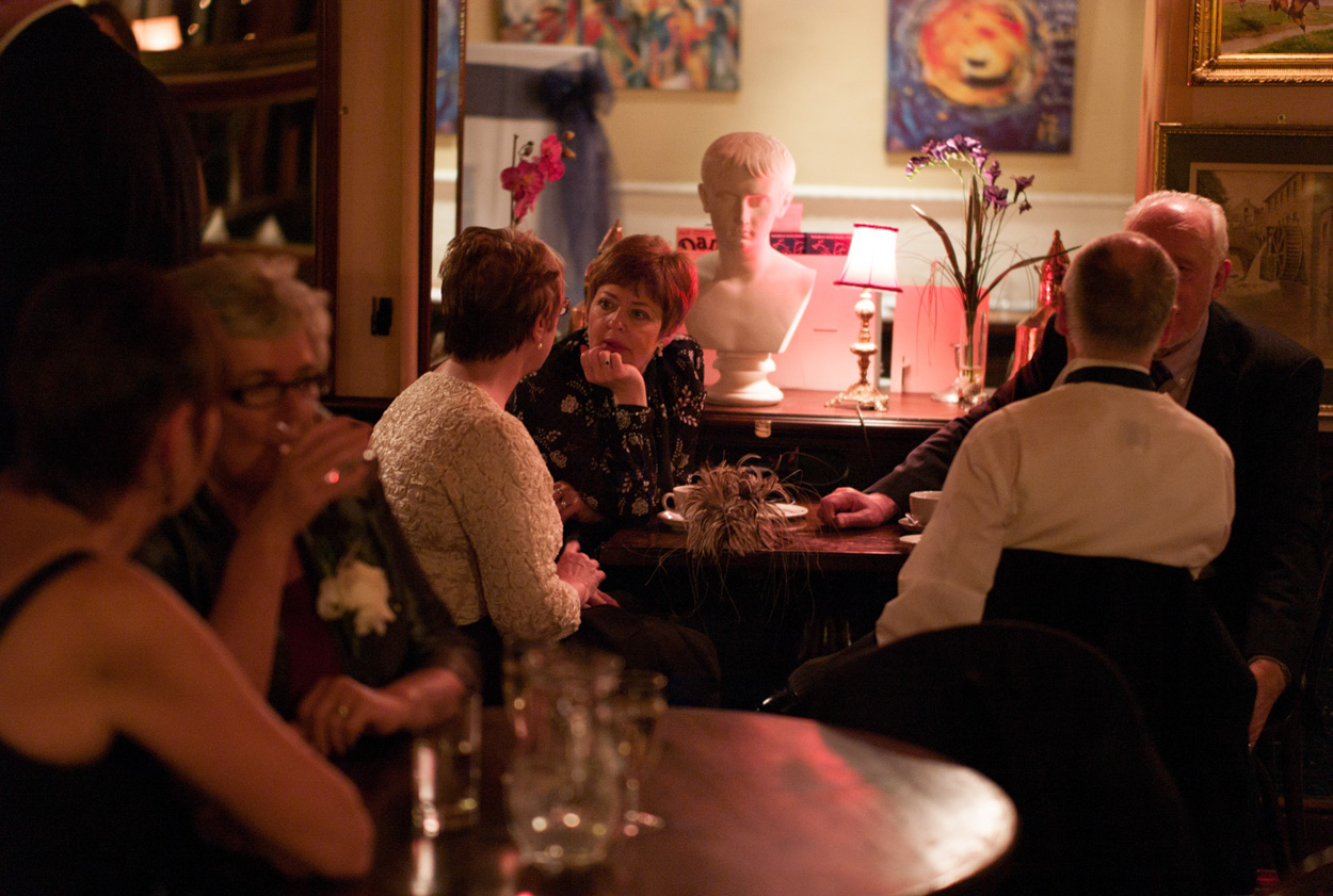 Evening relaxation and drinks in Simonstone Hall Hotel